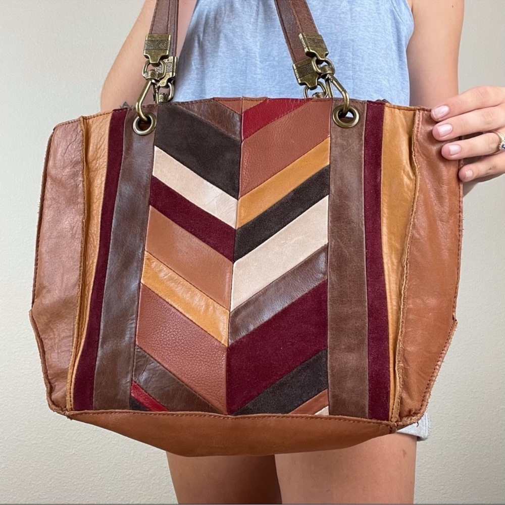 The Sak Leather Tote Boho